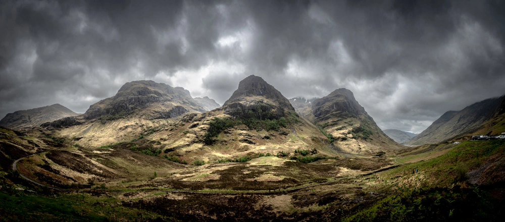 Les Trois Sœurs en Écosse près de Glencoe